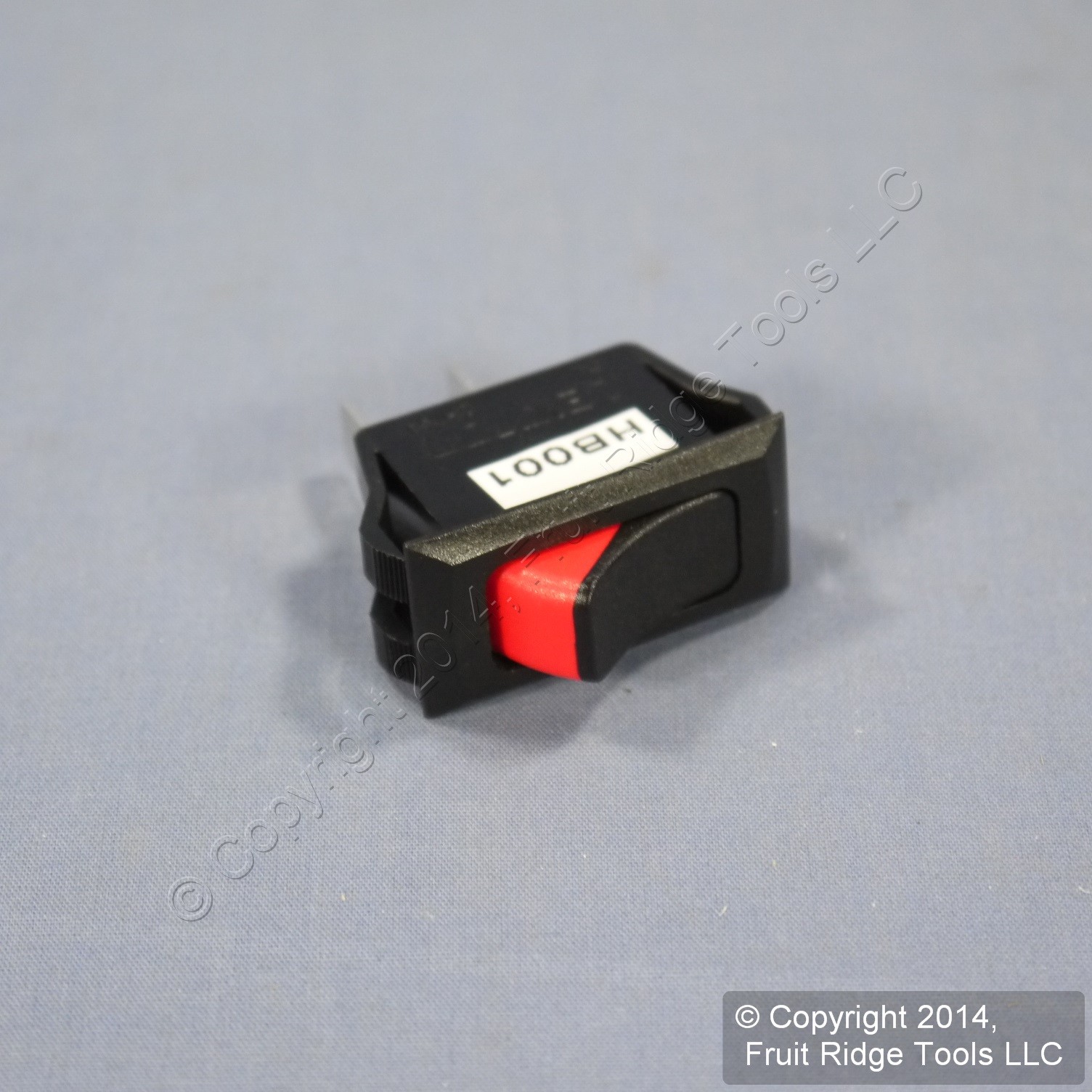Leviton Black w/ Red Switch Snap-In Mini Rocker Panel Switch ON/OFF 20A Micro gallery