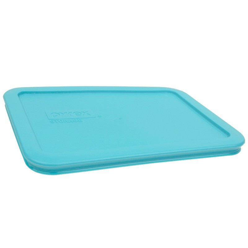 Pyrex 7210-PC Surf Blue Rectangular Food Storage Replacement Lid Cover (6-Pack) gallery