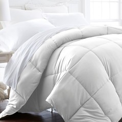 Hypoallergenic Down Alternative Comforter Kaycie Gray Basics