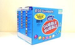 Dubble Bubble Fresh Gumballs Box 1″ Inch (850 ct.) 16 LBS Bulk Vending FREE SHIP