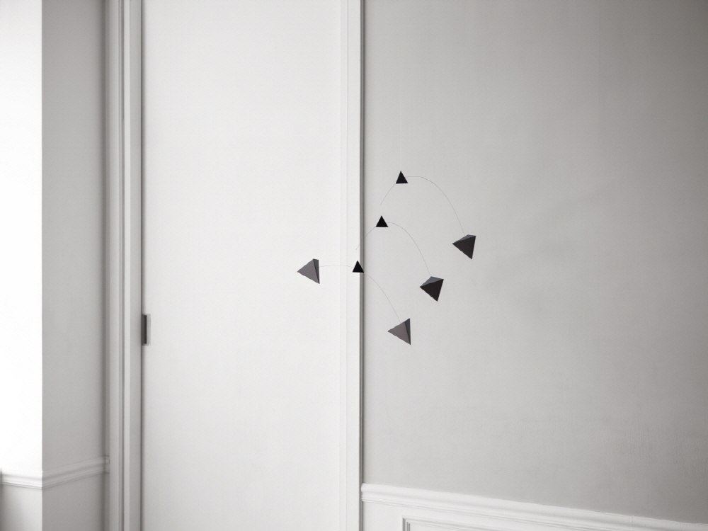 DIY Black Polygon Modern Hanging Mobile Art Craft Kit gallery