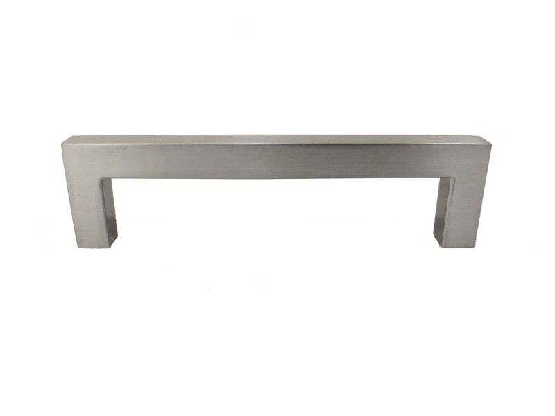 Square Bar Pull Handle Kitchen/Bath Cabinet Hardware Nickel Stainless Steel 192 gallery