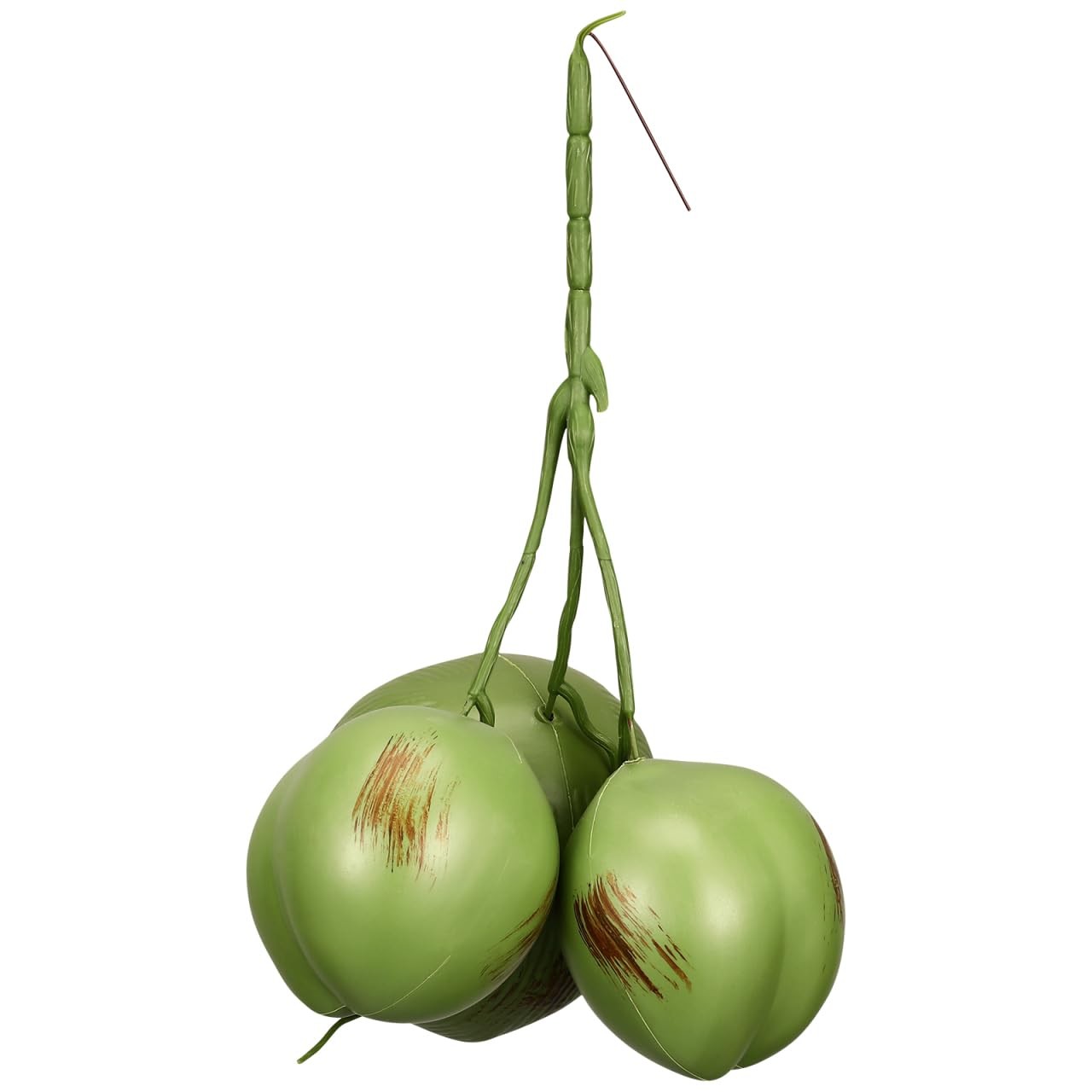Angoily Fake Coconut, 1 Bunch 13" Bunch Artificial Fruit Props for Tropical P... gallery