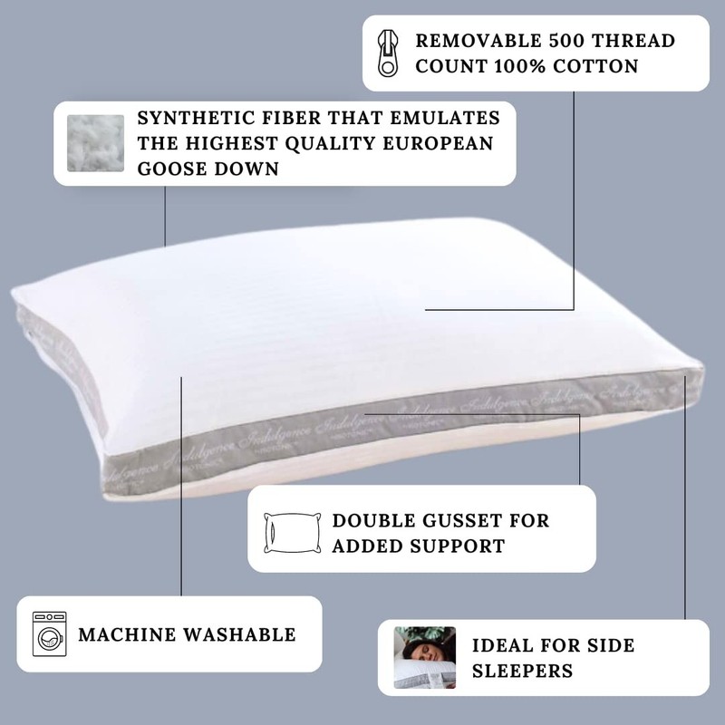 Indulgence Side Sleeper Pillow by Isotonic 36"x20" King gallery