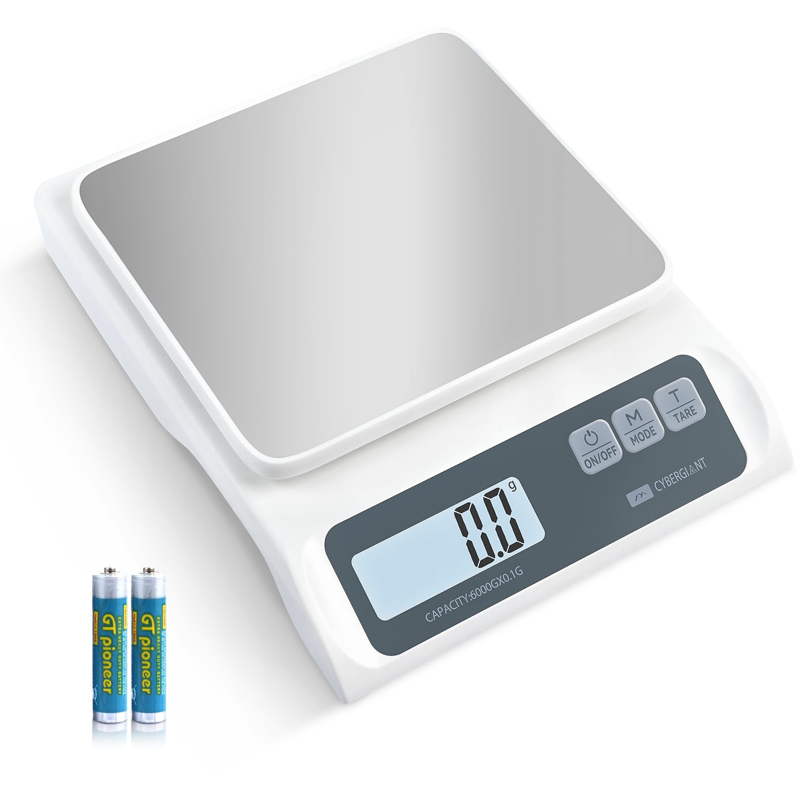 CYBERGIANT 13lb/0.1g Precision Digital Food Scale - Meal Prep Kitchen Baking ... gallery
