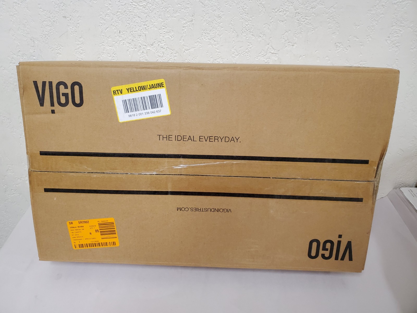 *NEW* VIGO Apollo Button Operated Bathroom Vessel Faucet in Matte Brushed Gold gallery