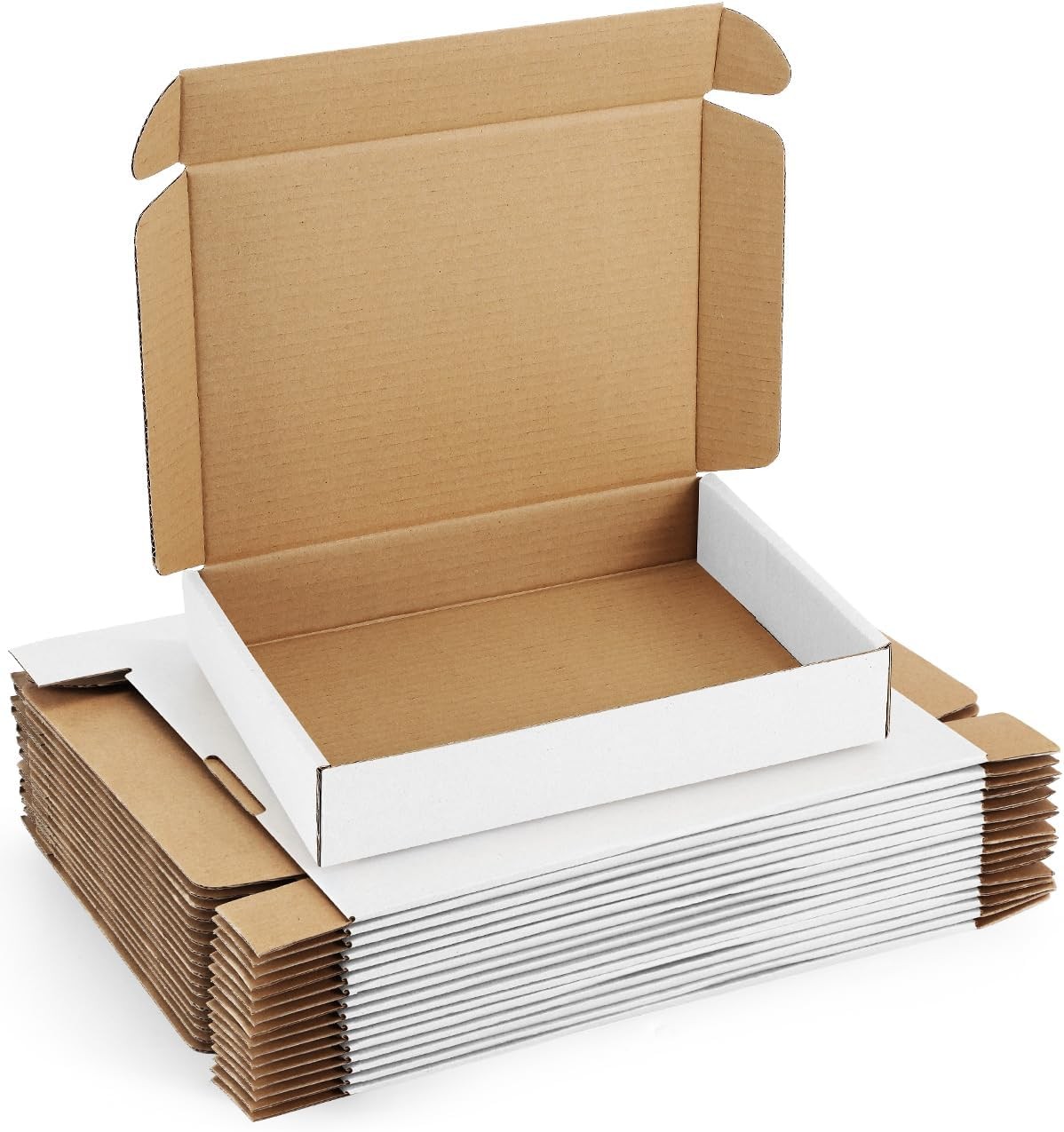 Shipping-Boxes-11x8x2 Inches: 25 11x8x2 Inches, White gallery