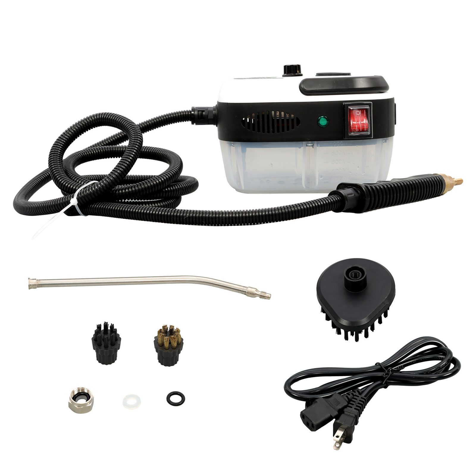 LABLT 2500w 110V 1000ml High Pressure Steam Cleaner Machine Portable (White) gallery