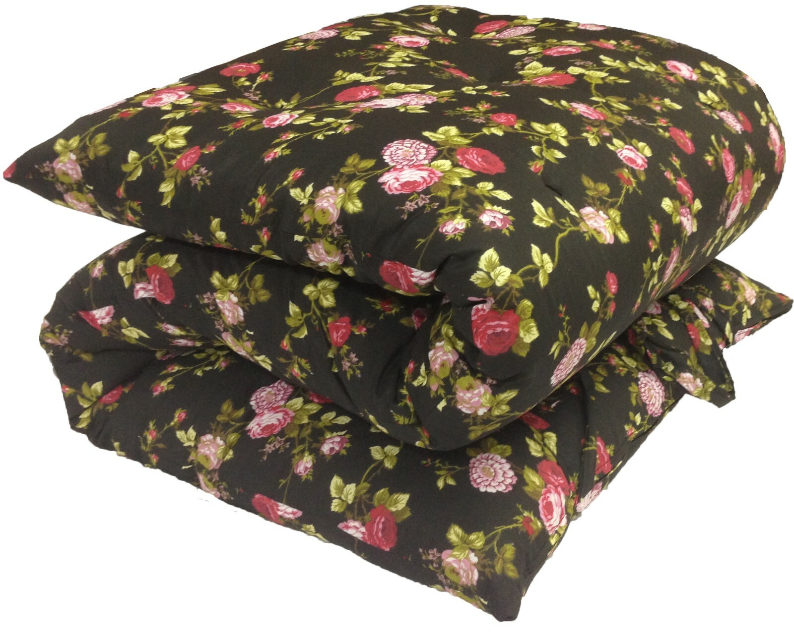 Full Size Floor Rolling Futon Mattresses, Sleepover Pads 3x54x80 Rose Black gallery