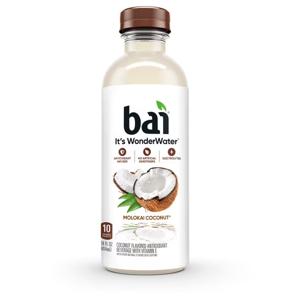 Bai Molokai Coconut Antioxidant Infused Water Beverage, 14 fl oz, 6 Pack Bottles gallery