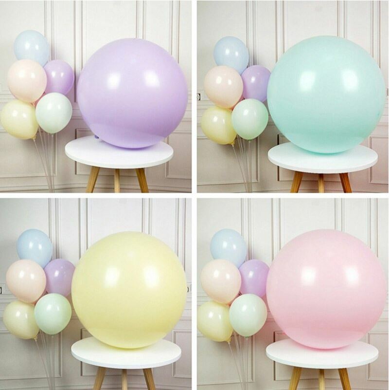 GIANT 36" INCHES BALLOON PASTEL MACARON LARGE LATEX Wedding Kids Party Birthday gallery