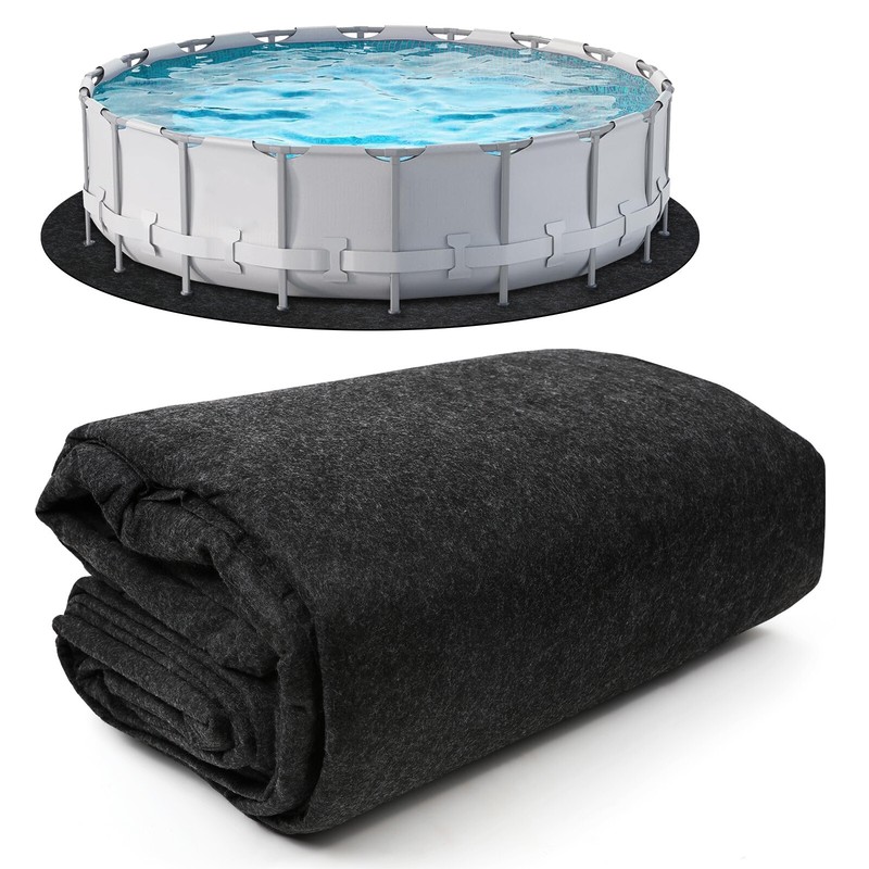 Pool Liner Pad for Above Ground Swimming Pool 20ft Round Under Pool Mat Shield gallery