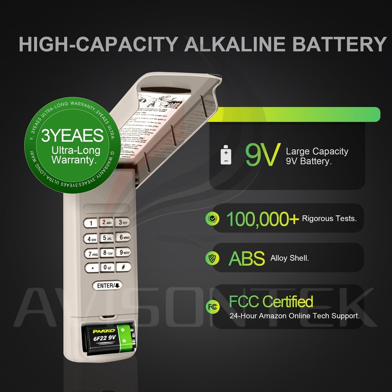 Avisontek for Chamberlain 940EV-P2 Wireless Universal Garage Door Opener Keypad gallery