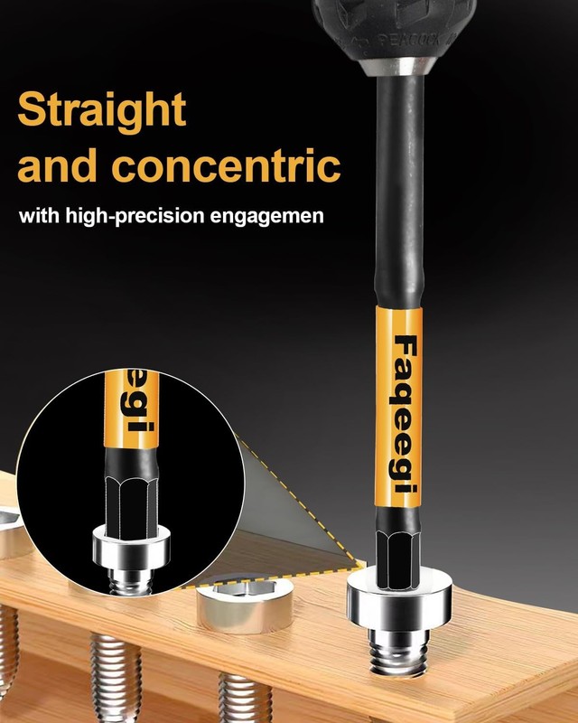4-Inch Long Hex Bit Set 20PCS (Metric & SAE) Impact Allen Wrench/Key Drill Bit gallery