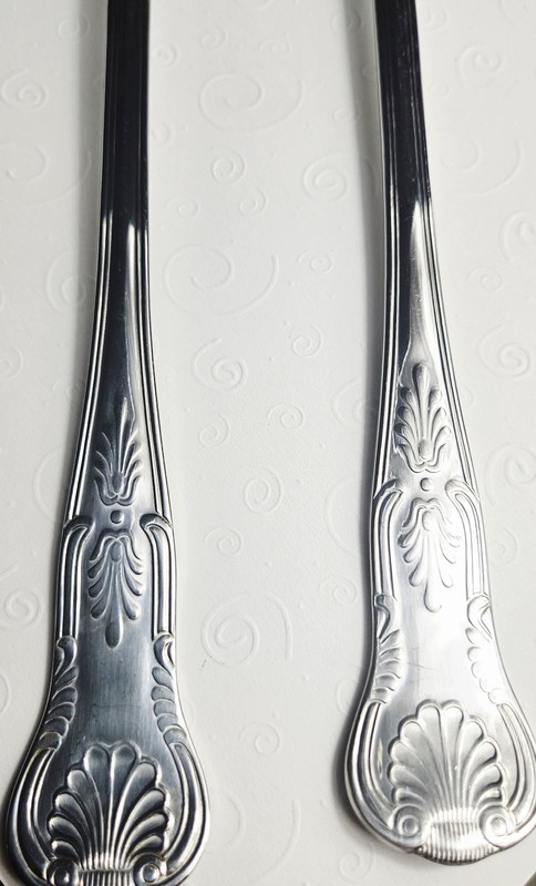 Reed & Barton Select KINGS 175th Anniversary Oversized 12-1/2 "Salad Serving Set gallery
