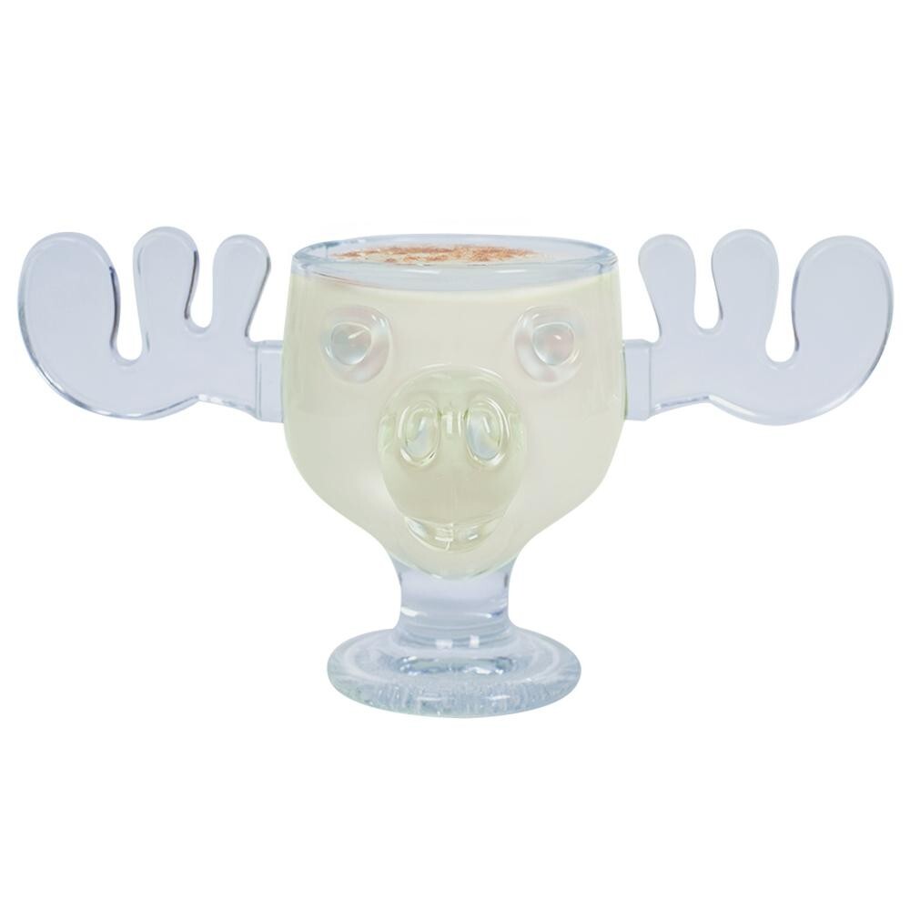 Glass 8oz Moose Mug from Christmas Vacation 4 PACK gallery