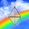 Double Pyramid Rainbow Water Prism (4") gallery