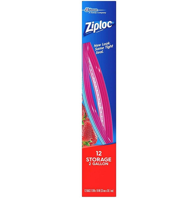 Ziploc Storage Bag 2 Gallon Double Zipper - 12 Ct - EACH gallery