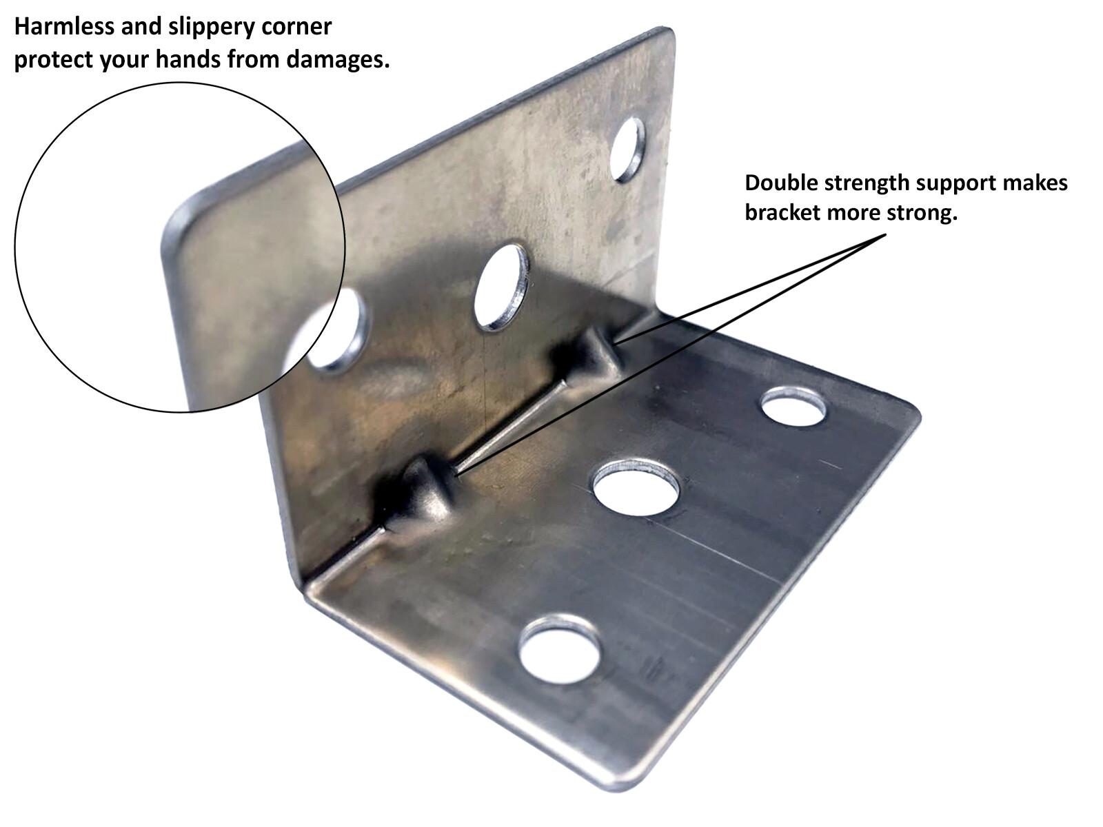 50 Pcs Pack Galvanized 90 Degree, Right Angle, L Shaped Corner Brackets gallery