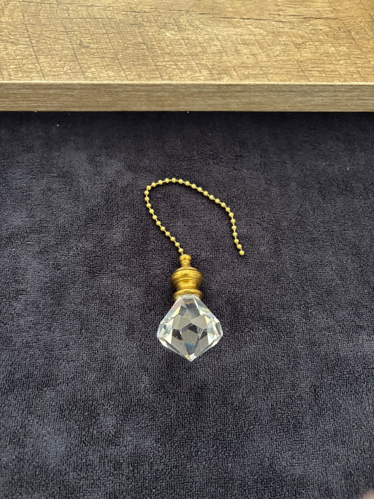 Glass Fan Light Pull - Diamond Shape gallery