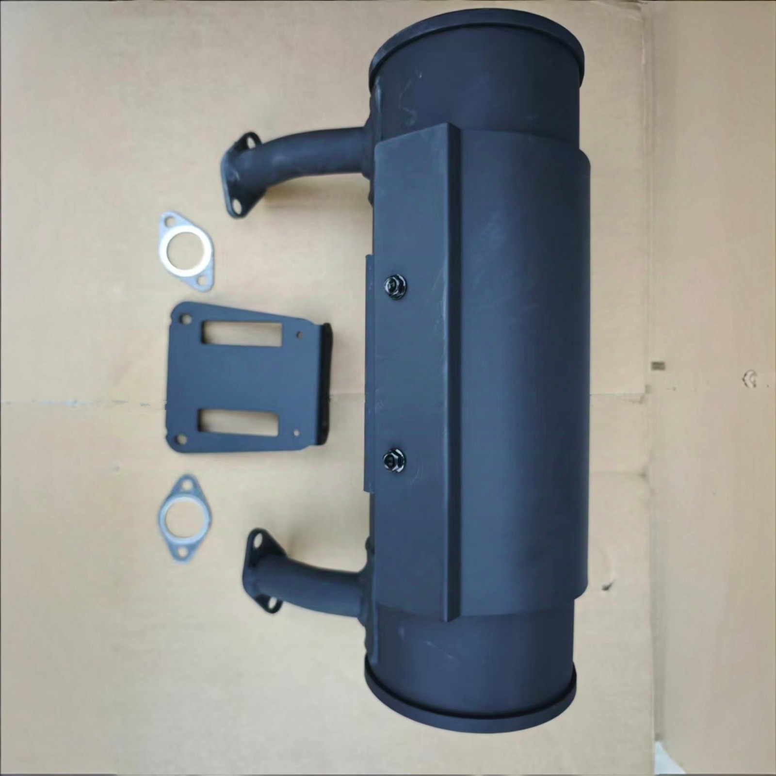 Muffler Fit For Kohler CH18-CH25, CH620-CH740 Oil Filter Side W/ Gasket & Shield gallery