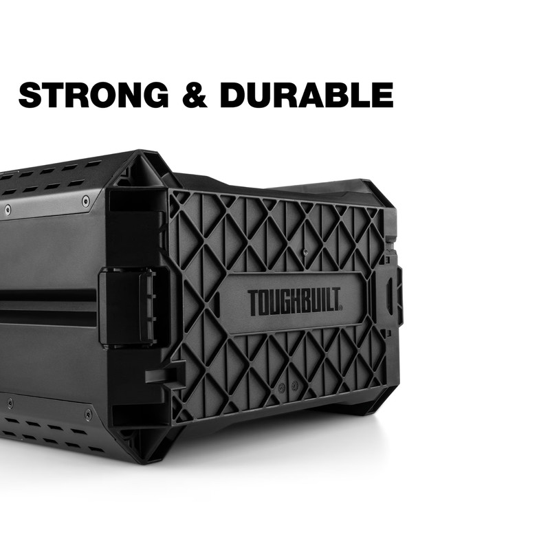 TOUGHBUILT STACKTECH Compact 10.4-in x 13.5-in x 16-in Plastic/Metal Tool Box gallery