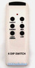 CHQ8BT7053T Ceiling Fan Remote Control 4 DIP SWITCHES with Wall Bracket gallery
