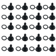 20 Toggle Switch Covers 0.472 in Waterproof Rubber Cover Rocker Switch Cover New