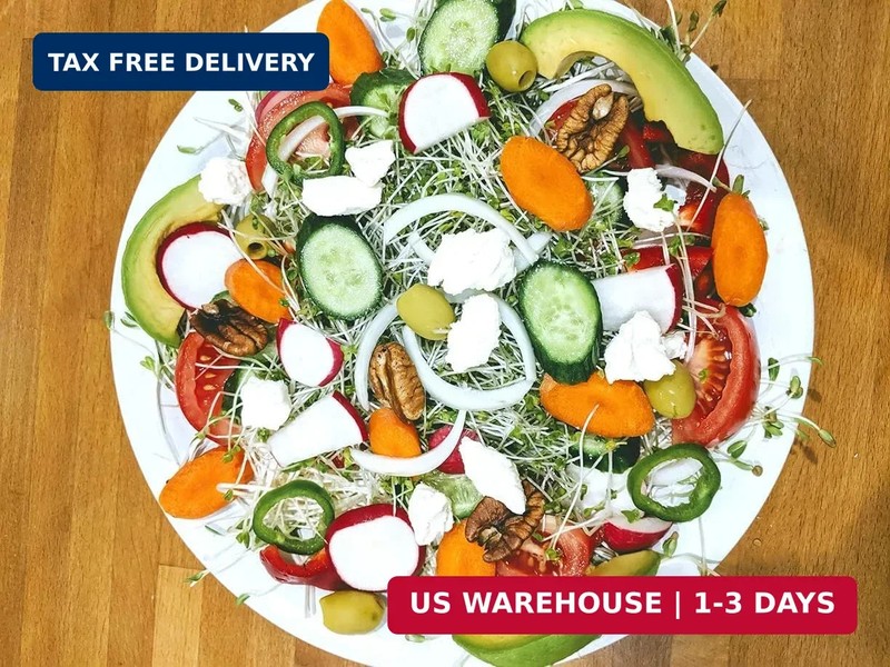 Variety Pack Sprouting Seeds Broccoli, Alfalfa, Radish, Mung beans & Salad Mix f gallery
