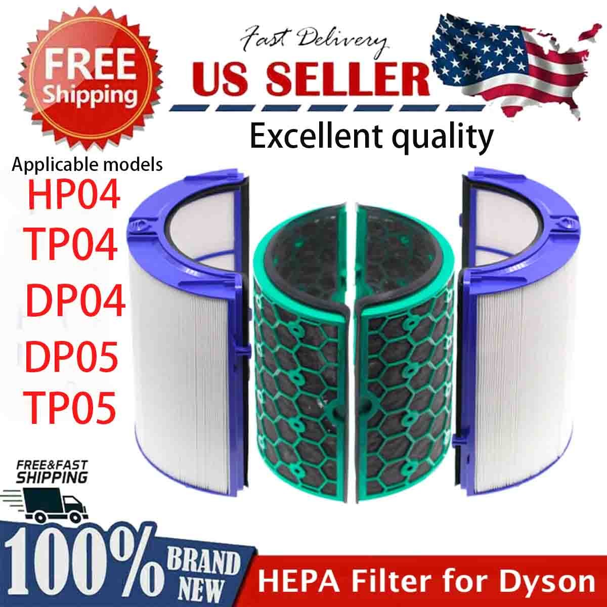 DP04 TP04 HP04 Replacement Hepa Filter for Dyson 360° Pure Cool Fan 1pack gallery