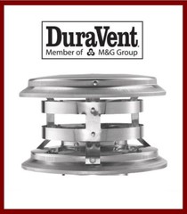 DURAVENT 6″ DuraTech Vent Pipe Stainless Steel Chimney Cap #6DT-VC NEW!