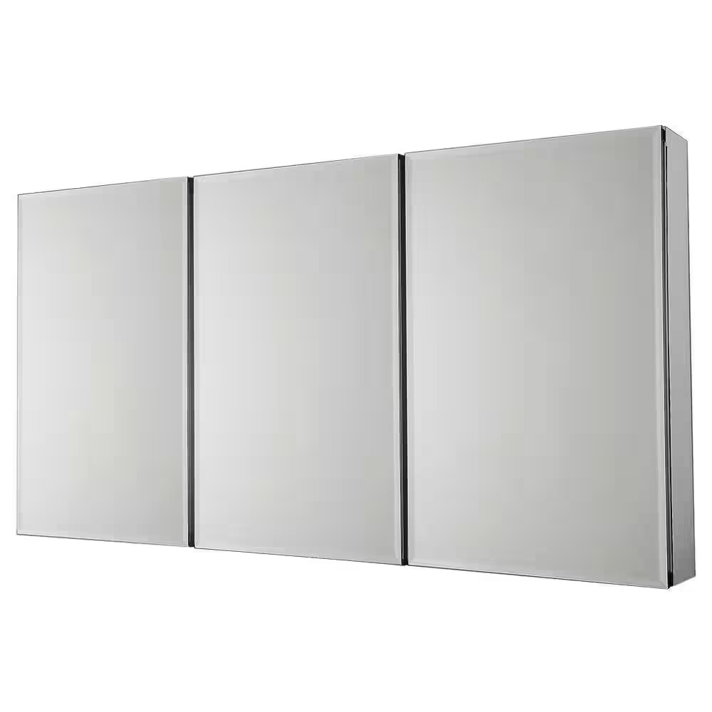 48 In. W X 26 In. H Rectangular Medicine Cabinet with Mirror gallery