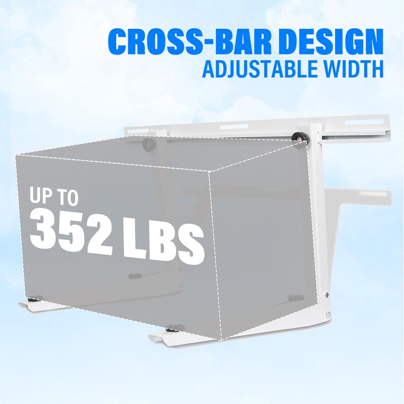 39.4" Extension Wall Mounting Bracket for Mini Split Air Conditioner Ductless AC gallery