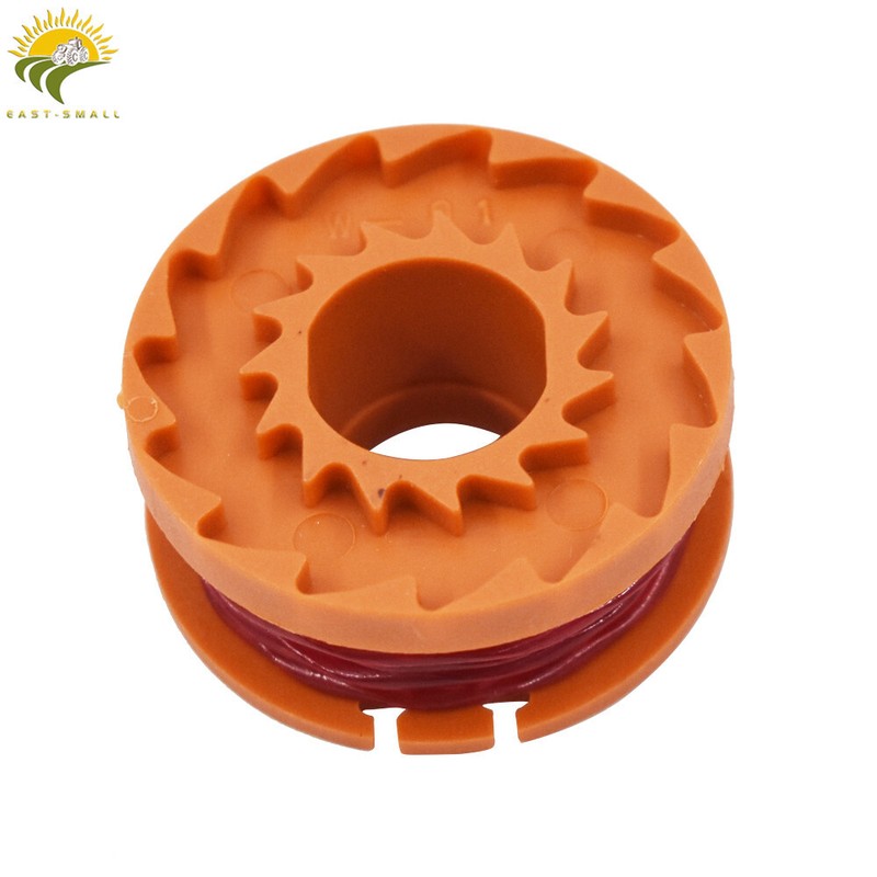6 Pack For WORX WA0010 Replacement Spool Line With 1 Pack Spool Cap Cover gallery