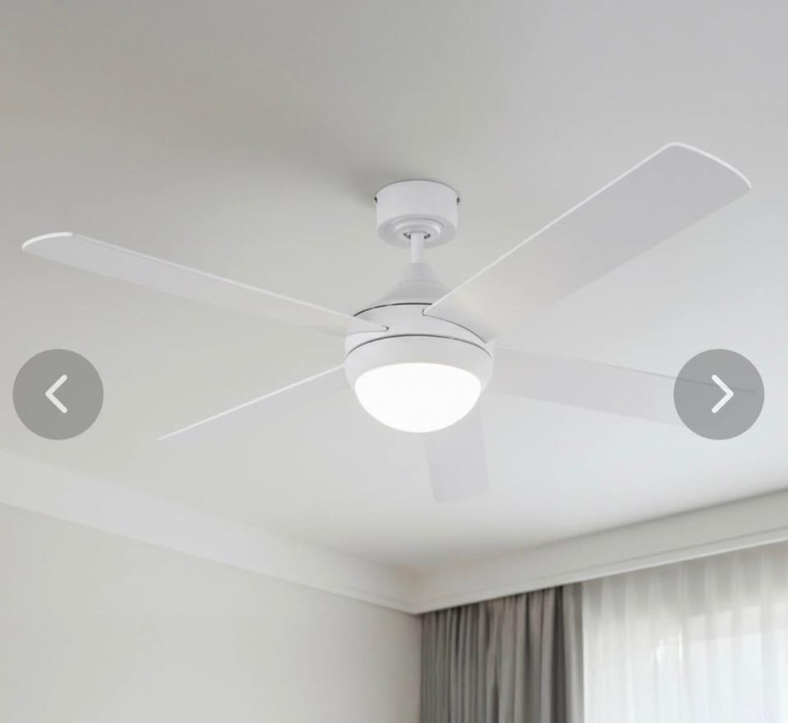 Canarm Inc Foley 48" White Indoor LED Ceiling Fan with Remote gallery