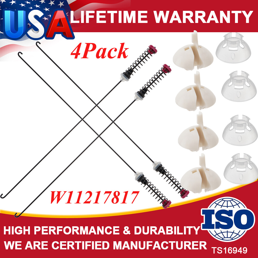4pcs Washer Suspension Rod Kit for WTW4850HW0 WTW4850HW1 110.20362810 MVWC465HW0 gallery