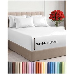 Extra Deep Queen Sheet Set – Soft & Cozy Microfiber Sheets
