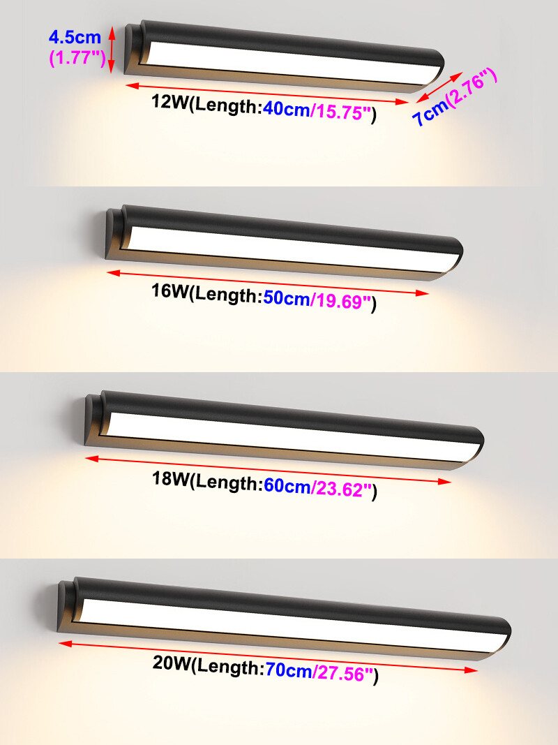 LED Reading Room Wall Sconce Light Adjustable Head Bathroom Mirror Lamp Fixture gallery