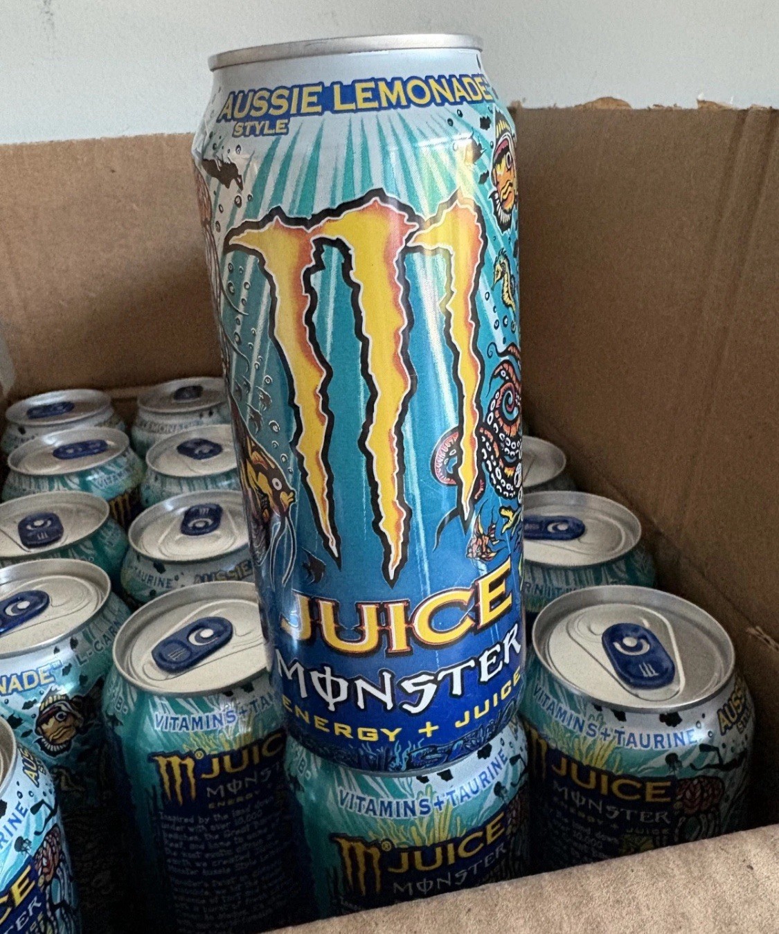 (12 Pack) Monster JUICE Exotic Aussie Style Lemonade Sports Energy Drink, 16 Oz gallery