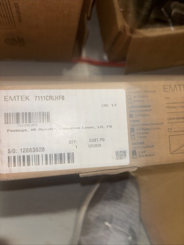 Emtek 7111CRLHFB gallery