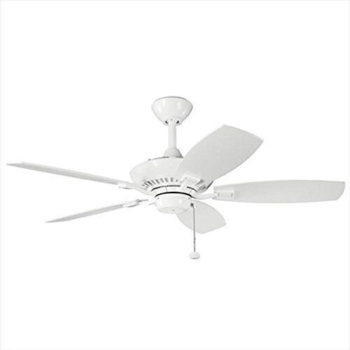 Builder Fans 300107WH Canfield Ceiling Fan in White /RM#G4H4E54 E4R46T32509951 gallery