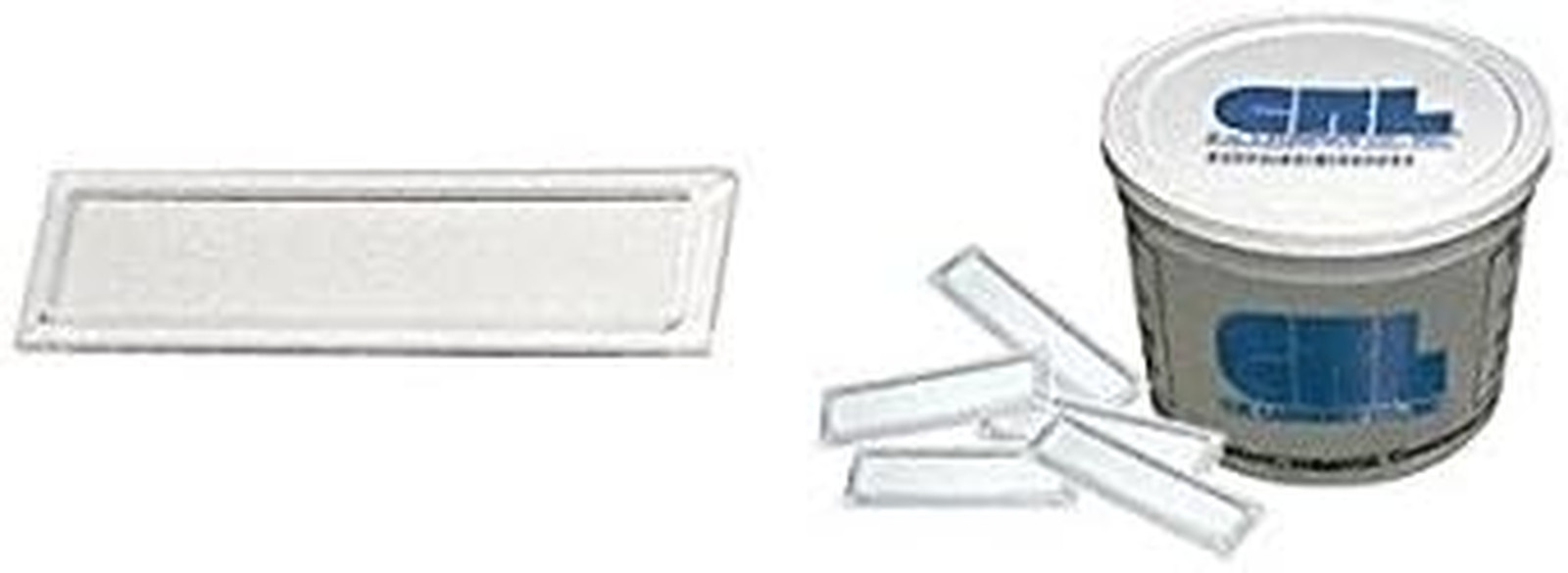 CRL FP88BX Clear Showcase Finger Pulls - 100 Pack for Easy Access gallery