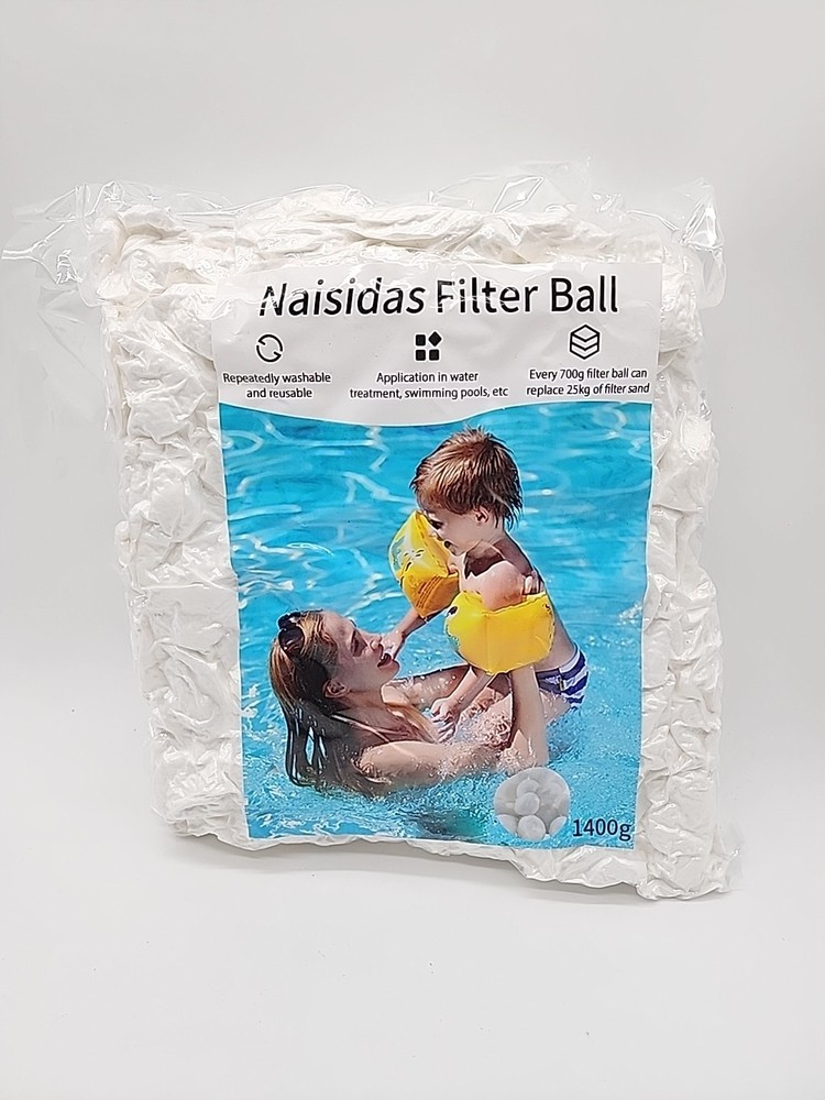 Naisidas Washable Reusable Pool Filter Balls for Sand Filter ~ 3lb 1400g