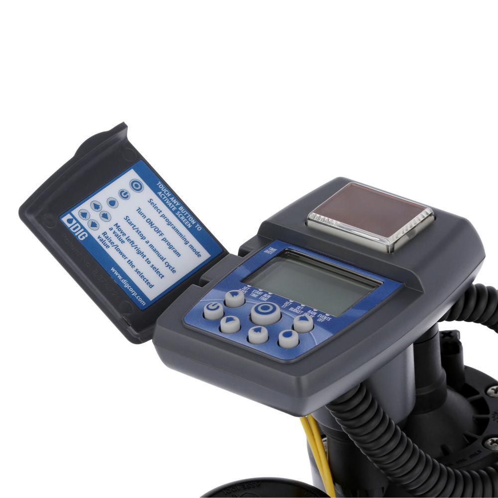 DIG - ECO1ILV Solar Powered Irrigation Controller - With 3/4" FPT In-line Valve gallery