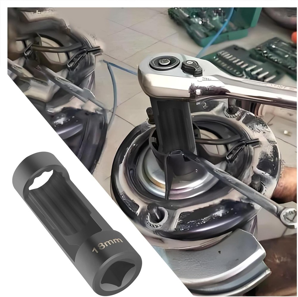18mm Shock Absorber Socket for Removal of Shock Absorbers Nut,Strut Nut Socket w