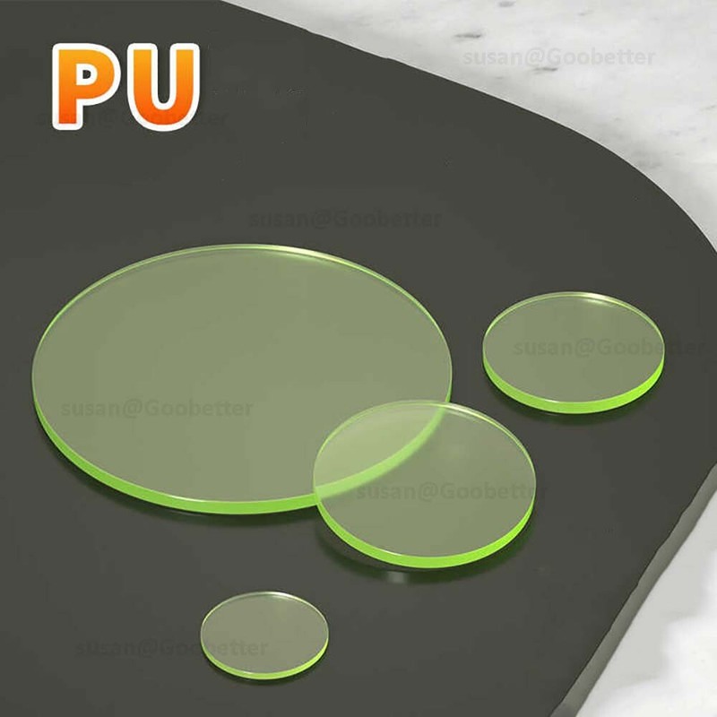 Solid Round Polyurethane Sheet PU Damping Pads Gaskets Dia 5mm-150mm Thick 1-8mm gallery