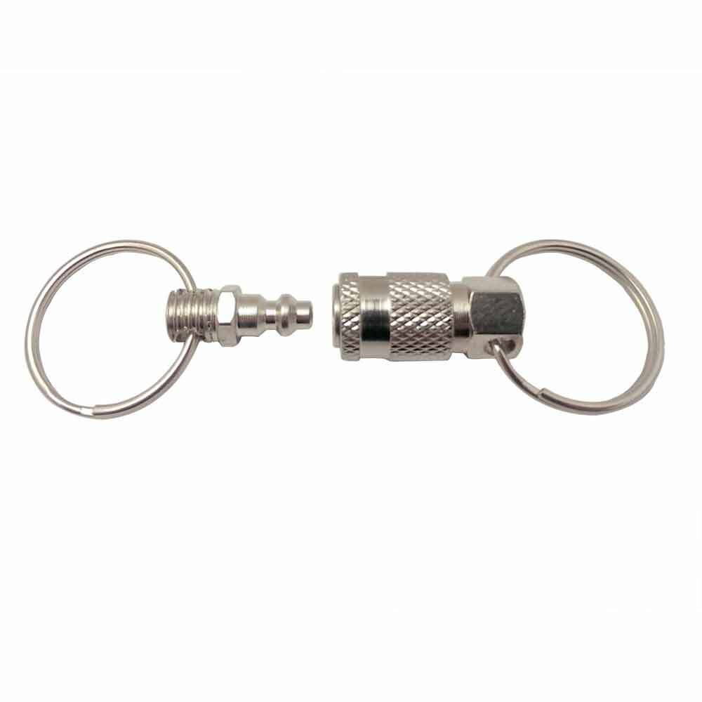 Quick release Air Coupler push to connect Key Chain Amflo style detachable Y90KR gallery