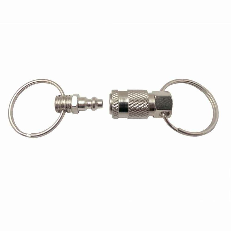Quick release Air Coupler push to connect Key Chain Amflo style detachable Y90KR gallery