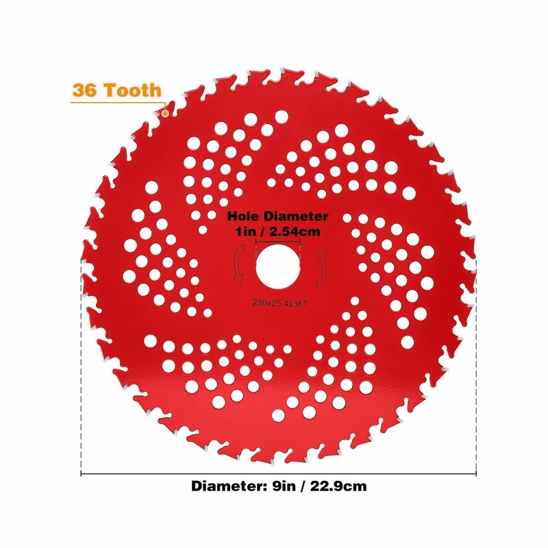 Teeth Carbide Tipped Blade Kit for Brush Cutter Weed Eater Trimmer gallery