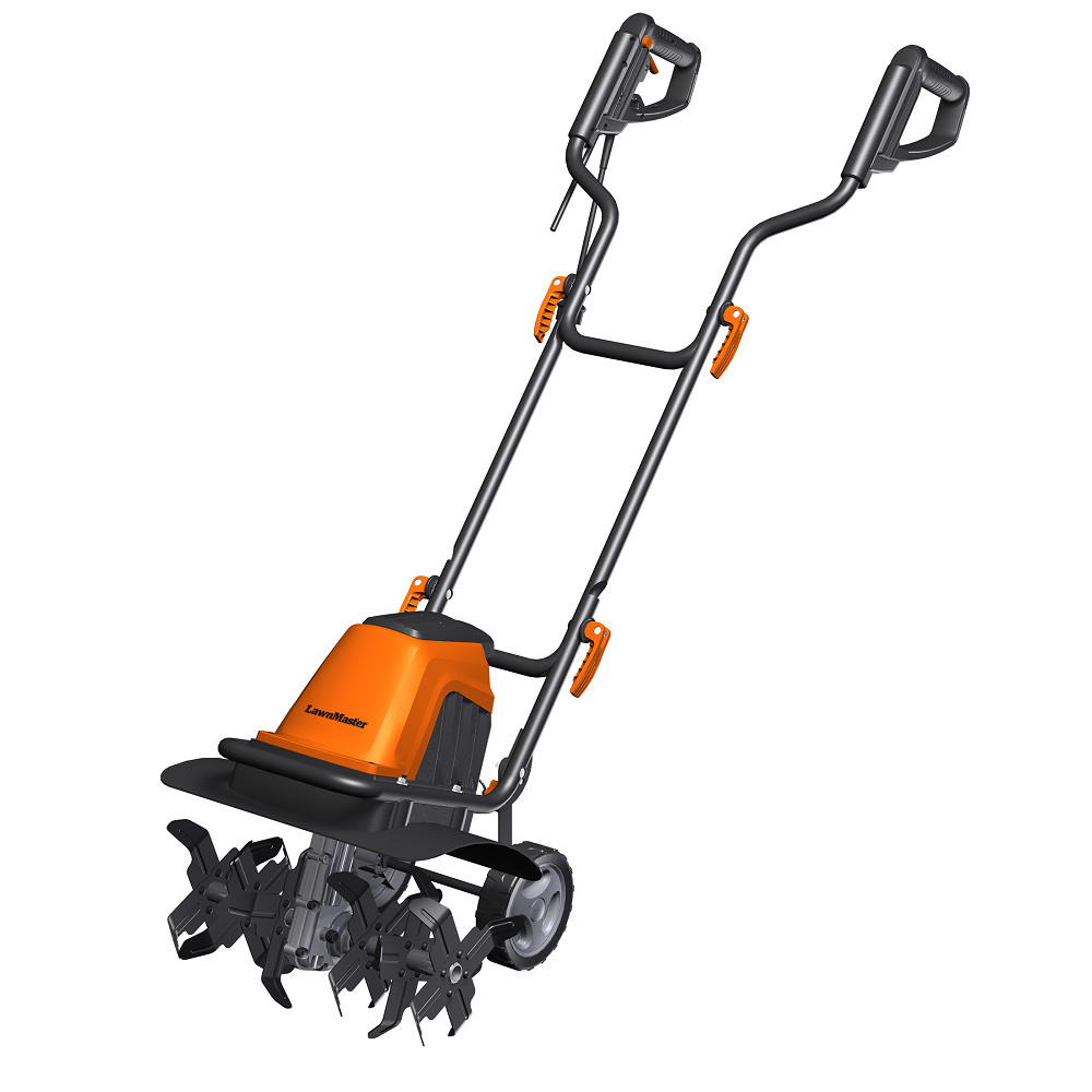 LawnMaster 16-Inch Electric Tiller 10-Amp Cultivator Foldable 6-Steel Blades gallery